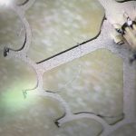 Microscopische controle van een onderdeel uit het uurwerk