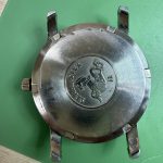 Achterzijde van de vintage Omega Seamaster
