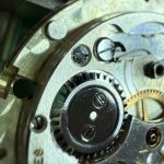 Detail van het Rolex-uurwerk