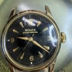Wijzerplaat van de Rolex Oyster Perpetual na herstel